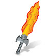 Mega Bloks Skylanders Ignitor's Flame Sword